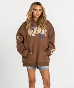 Golden State Valkyries The Wild Collective Unisex Washed Fleece Hoodie
