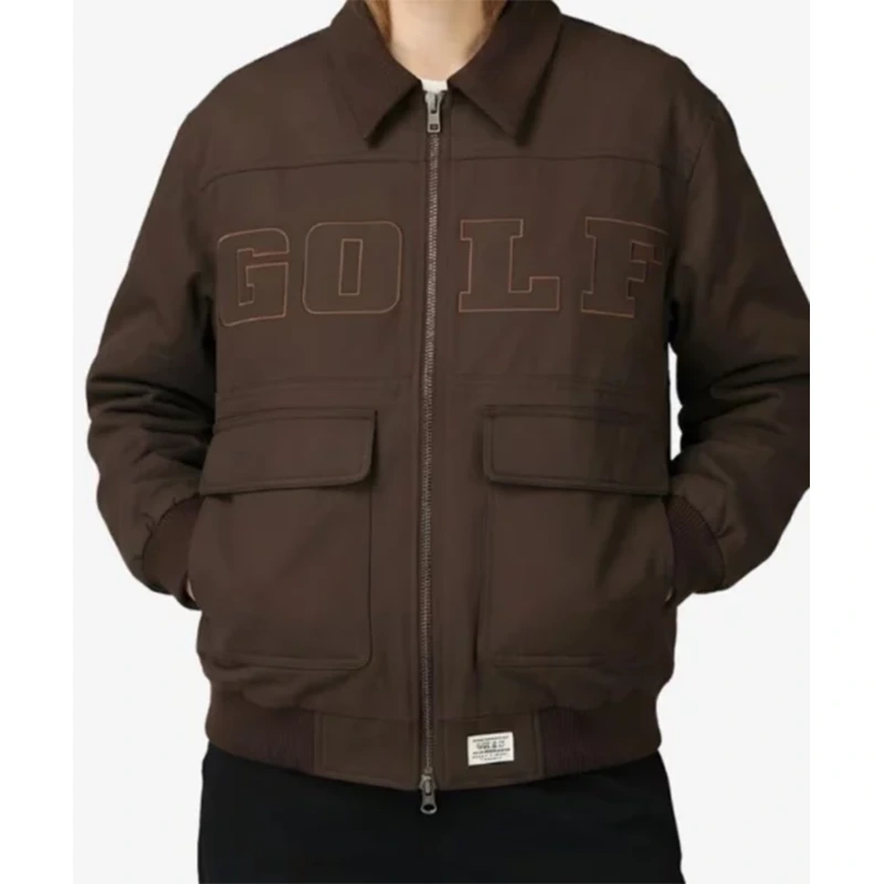 Golf Wang Airborne Brown Jacket - Image 3