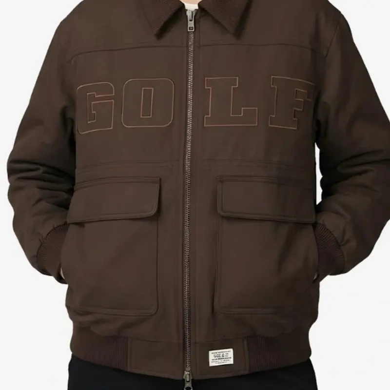 Golf Wang Airborne Brown Jacket - Image 3