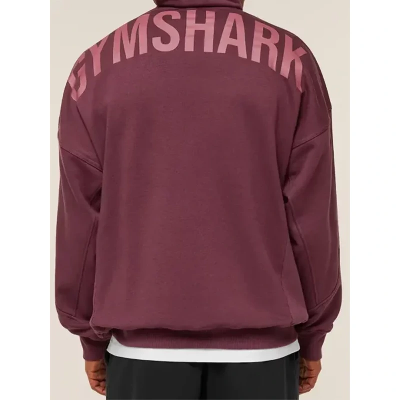 Gymshark Burgundy Power Hoodie - Image 2