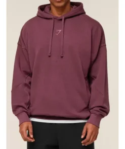 Gymshark Burgundy Power Hoodie