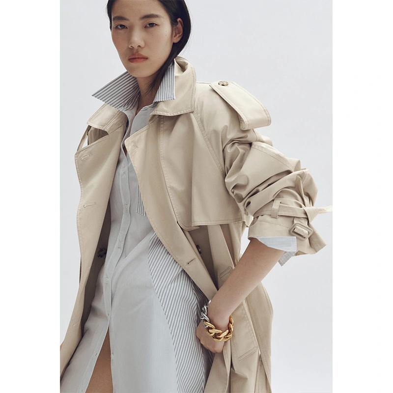 H&M x Stella McCartney Women's Oversized Trench Coat - Image 3