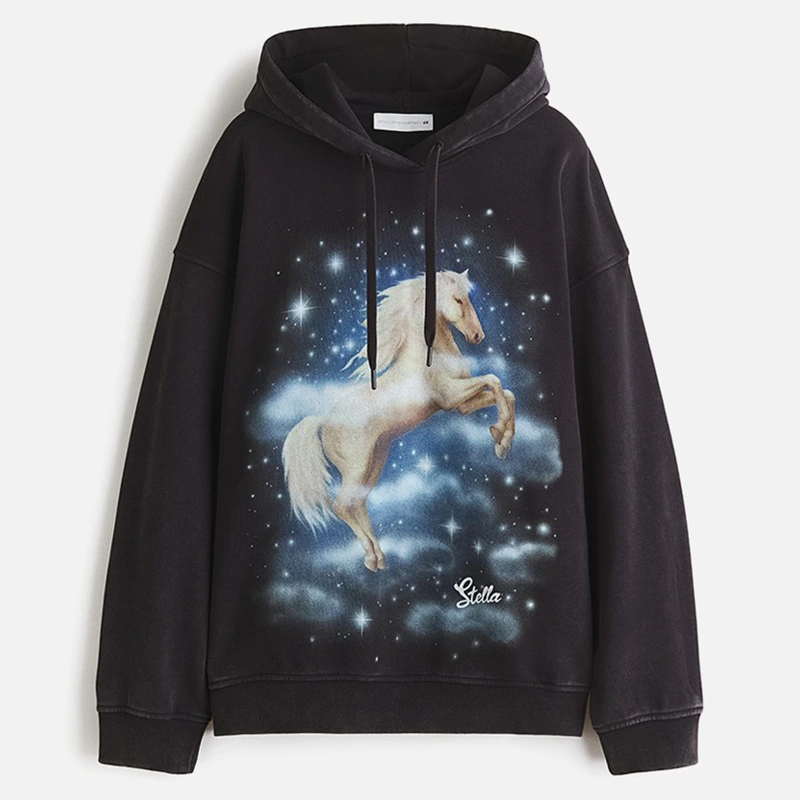H&M x Stella McCartney Women's Printed Cotton Hoodie - Image 7