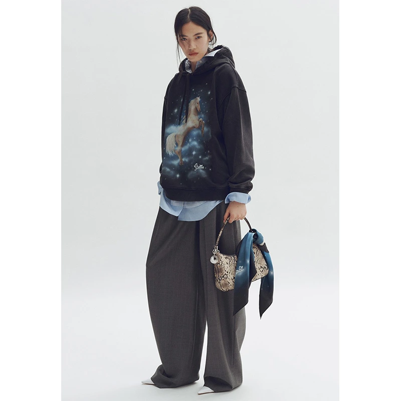 H&M x Stella McCartney Women's Printed Cotton Hoodie - Image 13