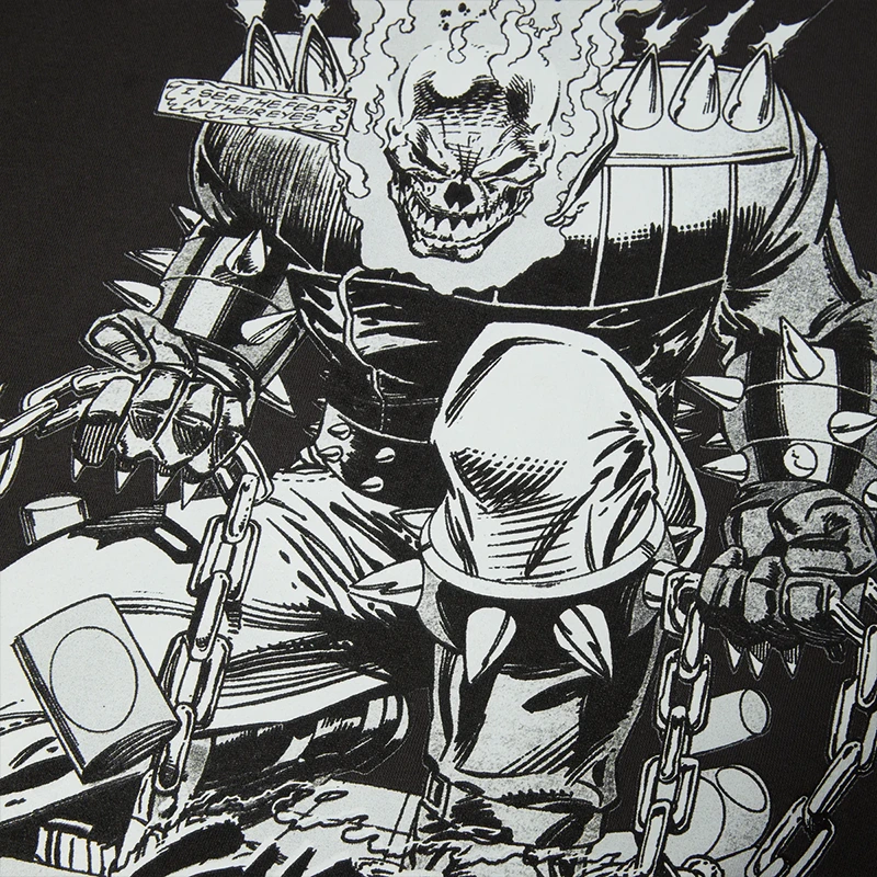 HUF x Marvel Ghost Rider Pullover Hoodie - Image 5