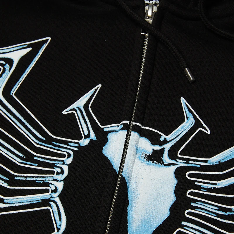 HUF x Marvel Venom Full-Zip Hoodie - Image 4