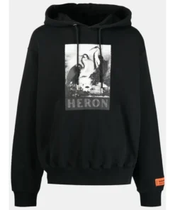 Heron Preston Black Hoodie