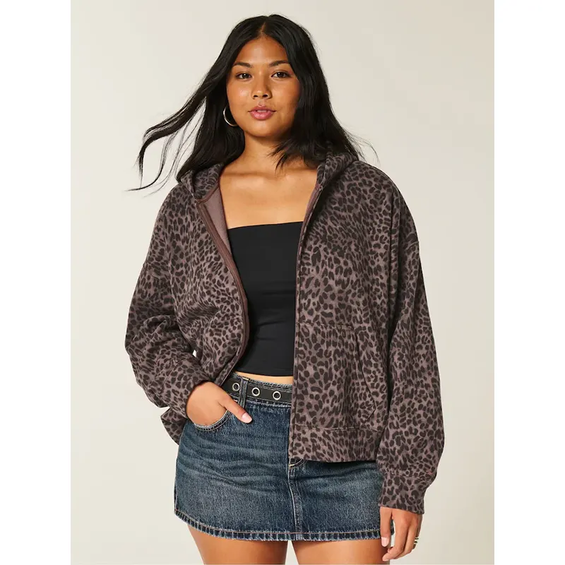 Hollister Leopard Hoodie - Image 2
