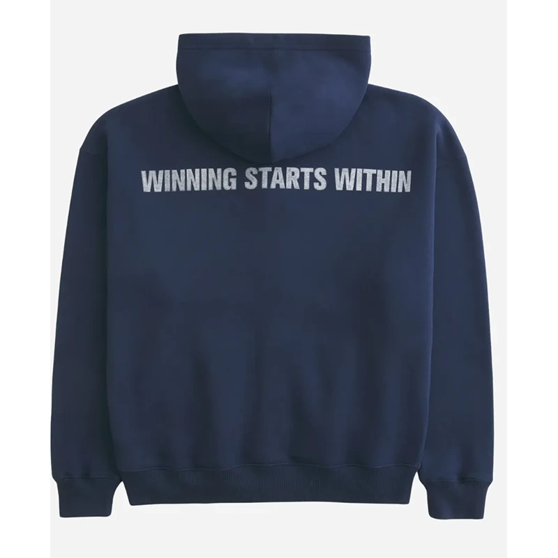 Hollister x Kappa Boxy Graphic Logo Zip-Up Hoodie - Image 2