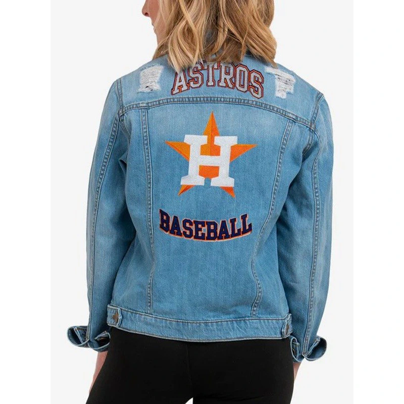Houston Astros Denim Jacket - Image 2