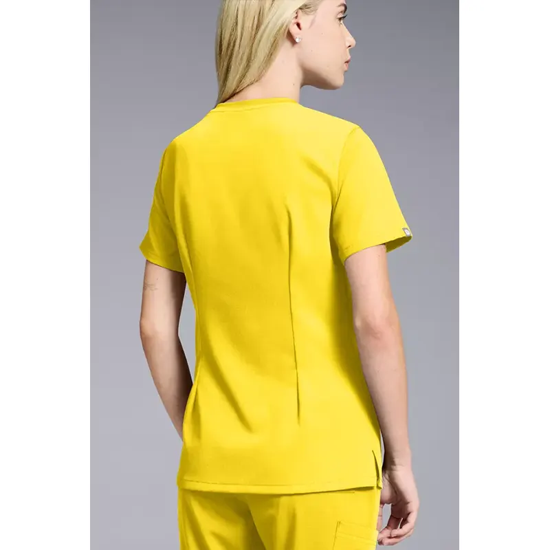 Hypothesis Womens Base Crew-Neck Tuck-In Scrub Top - Image 3