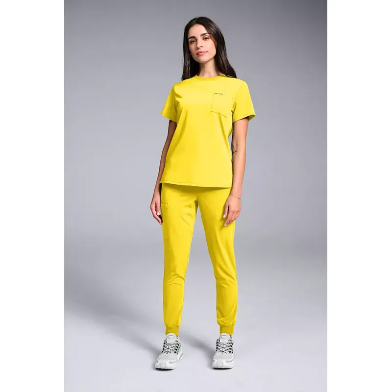 Hypothesis Womens Base Crew-Neck Tuck-In Scrub Top - Image 2