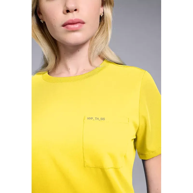 Hypothesis Womens Base Crew-Neck Tuck-In Scrub Top - Image 4