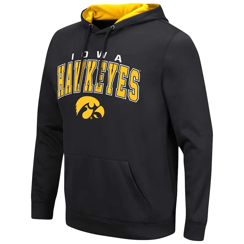 Iowa Hawkeyes Colosseum Resistance Pullover Hoodie - Image 2