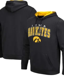 Iowa Hawkeyes Colosseum Resistance Pullover Hoodie