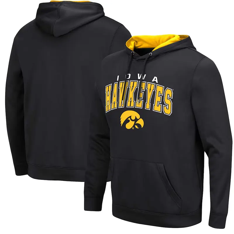 Iowa Hawkeyes Colosseum Resistance Pullover Hoodie