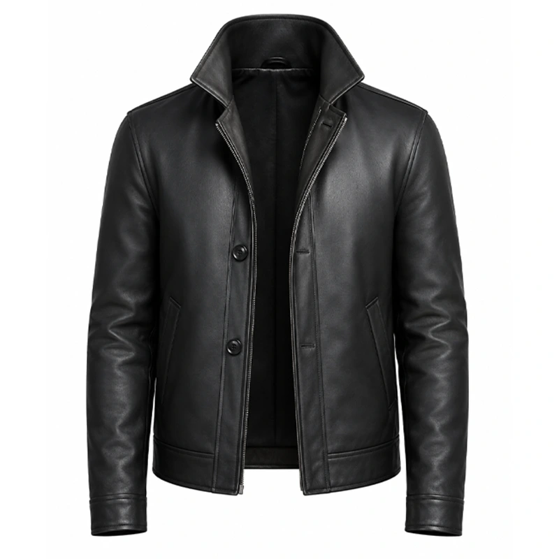 James Bond 007 First Light Black Leather Jacket