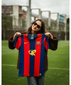 Jersey Retro Nike 2003/04 FC Barcelona x Olivia Rodrigo x Spotify