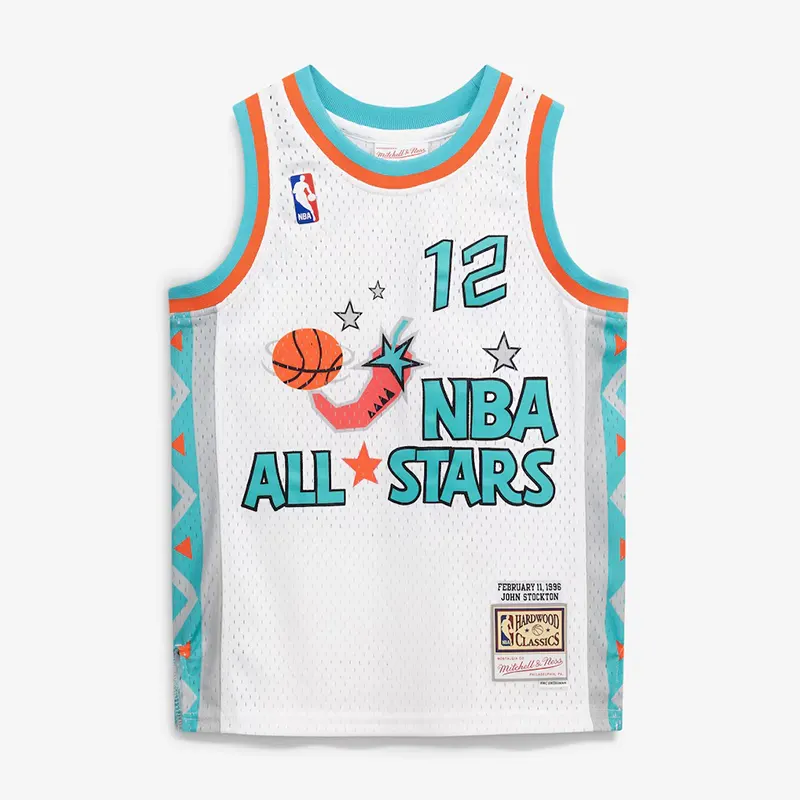 John Stockton 1996 NBA All-Star Game Mitchell & Ness Youth Hardwood Classics Swingman Jersey - Image 2