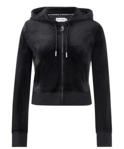 Juicy Couture Women's Bling Velour Hoodie