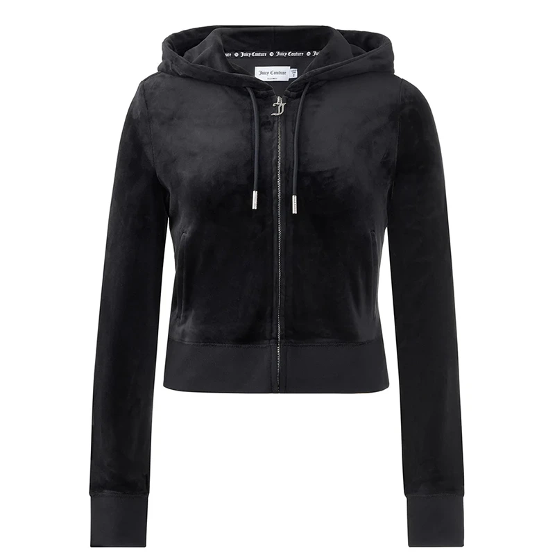 Juicy Couture Women's Bling Velour Hoodie