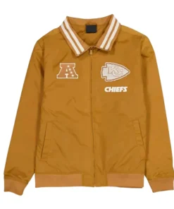 Kansas City Chiefs Logo Select Light Bronze Jacket