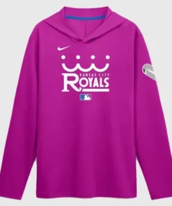 Kansas City Royals 2026 City Connect Long Sleeve Hooded T-Shirt