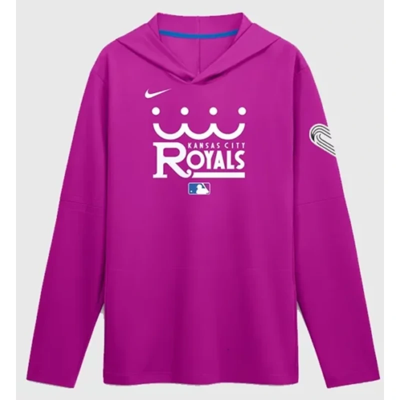 Kansas City Royals 2026 City Connect Long Sleeve Hooded T-Shirt