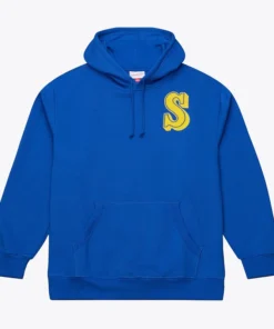 Ken Griffey Jr. Seattle Mariners Royal Player Fleece Hoodie