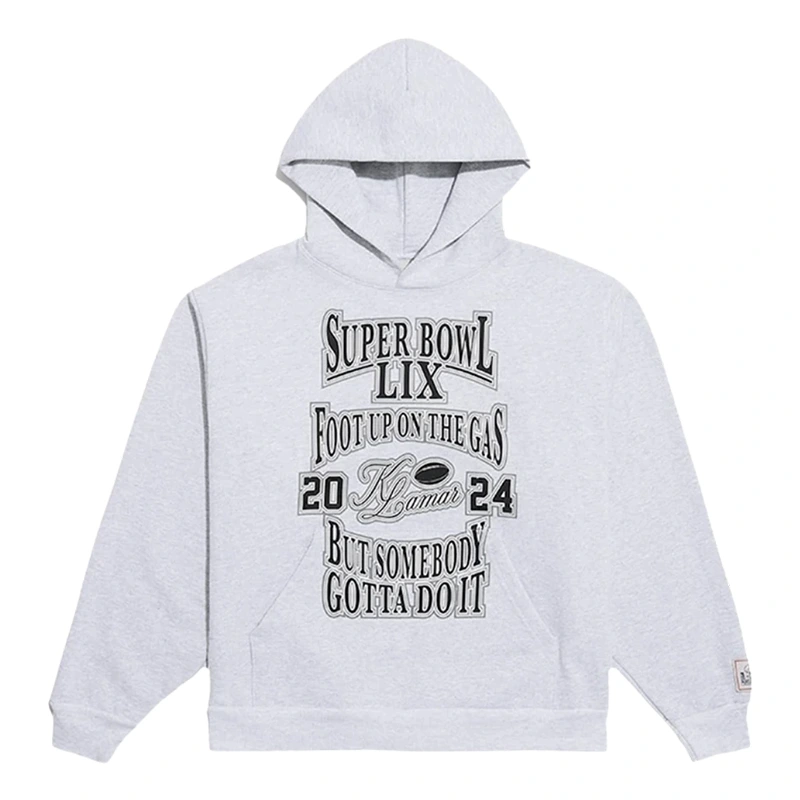 Kendrick Lamar Super Bowl LIX Foot Up On The Gas Hoodie - Image 2