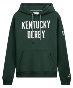 Kentucky Derby Hunter Tri-Blend Green Hoodie