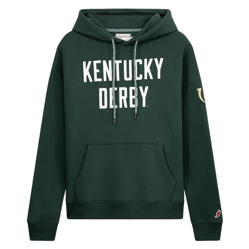 Kentucky Derby Hunter Tri-Blend Green Hoodie