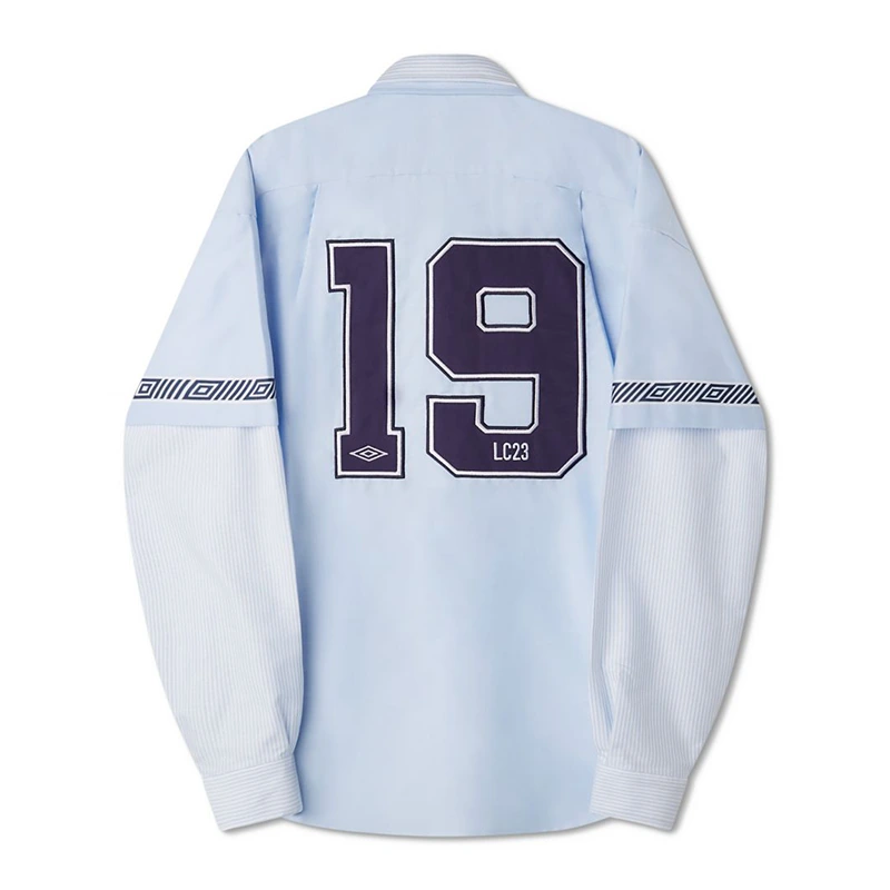 LC23 x UMBRO Blue Double Shirt - Image 2