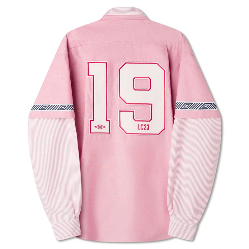 LC23 x UMBRO Pink Double Shirt - Image 2