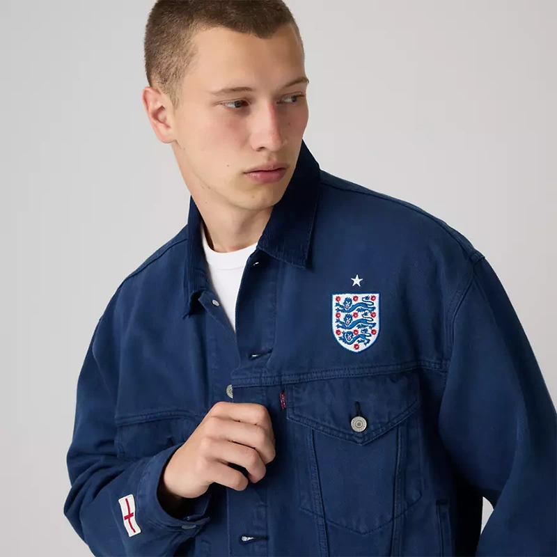 Levi’s England Football Denim Jacket - Image 10