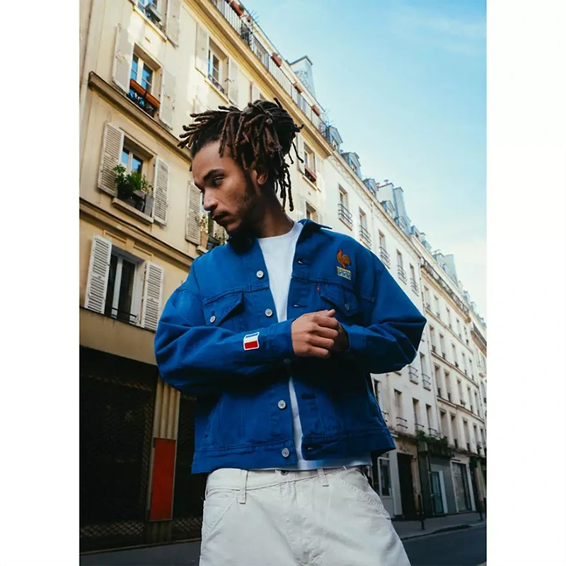 Levi’s France Football Denim Jacket - Image 12