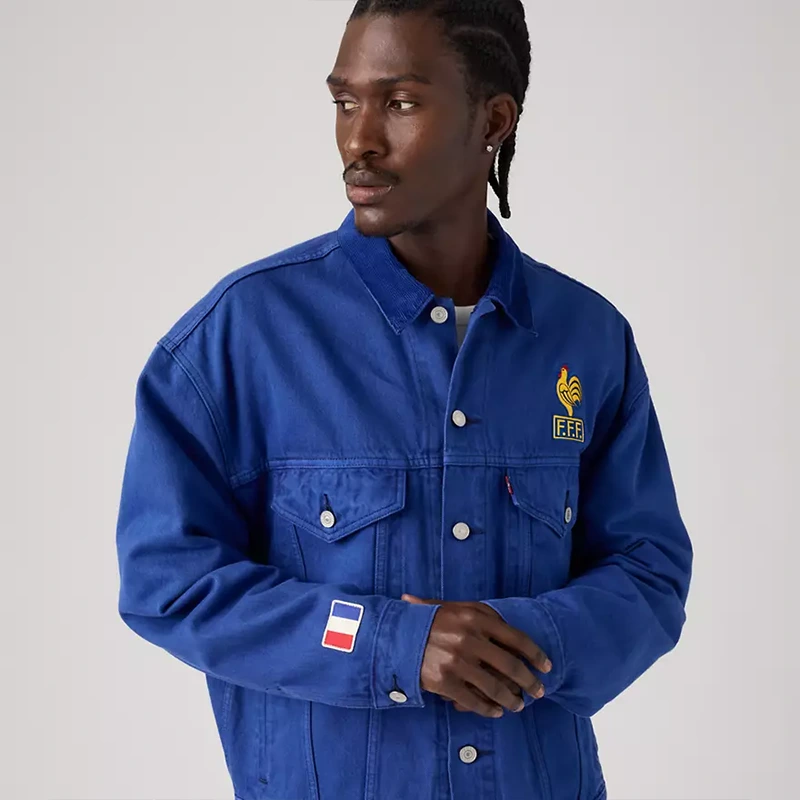 Levi’s France Football Denim Jacket - Image 9