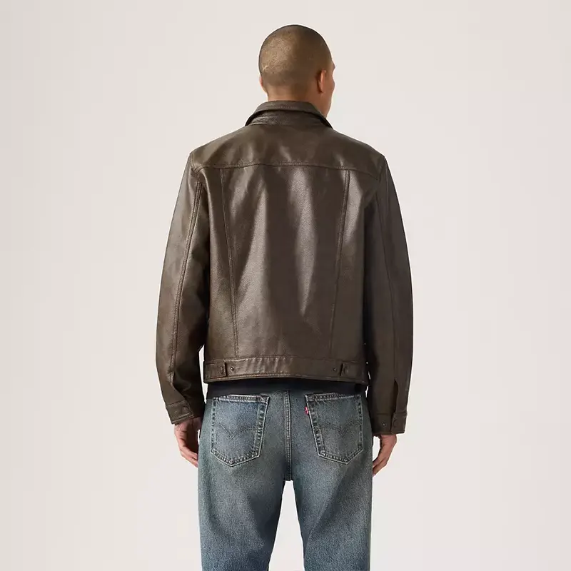 Levis Mens Faux Leather Jacket - Image 2