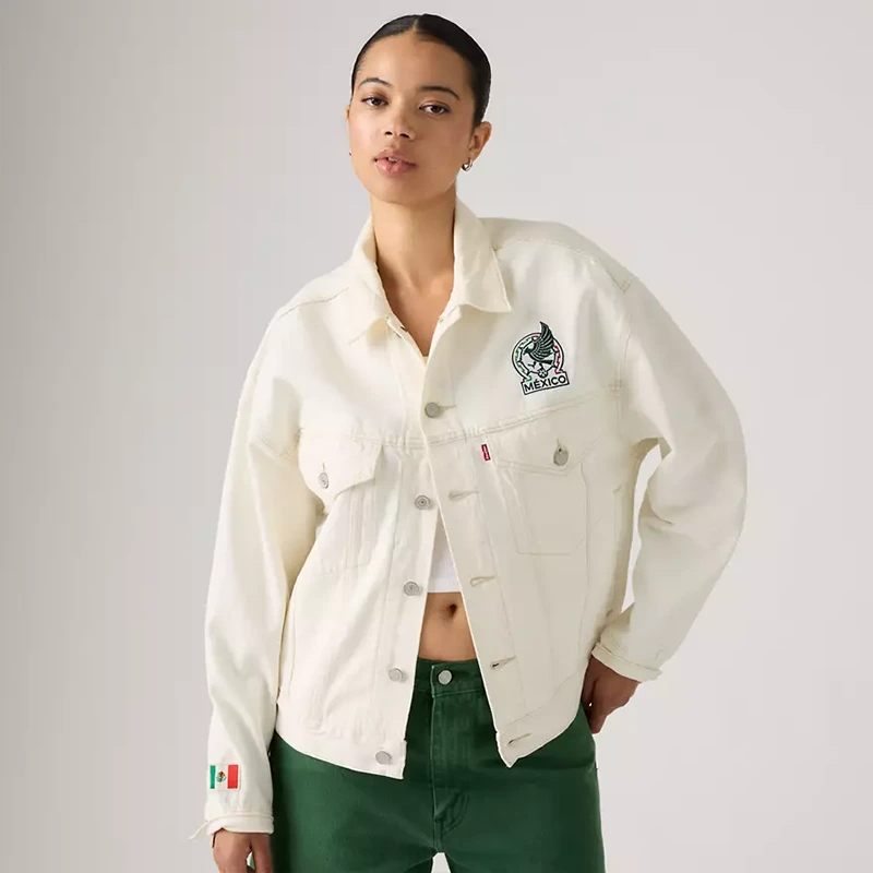 Levi’s Mexico Football Denim Jacket - Image 3
