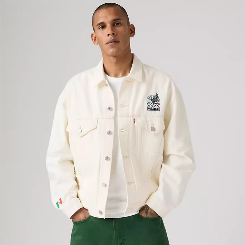 Levi’s Mexico Football Denim Jacket - Image 2