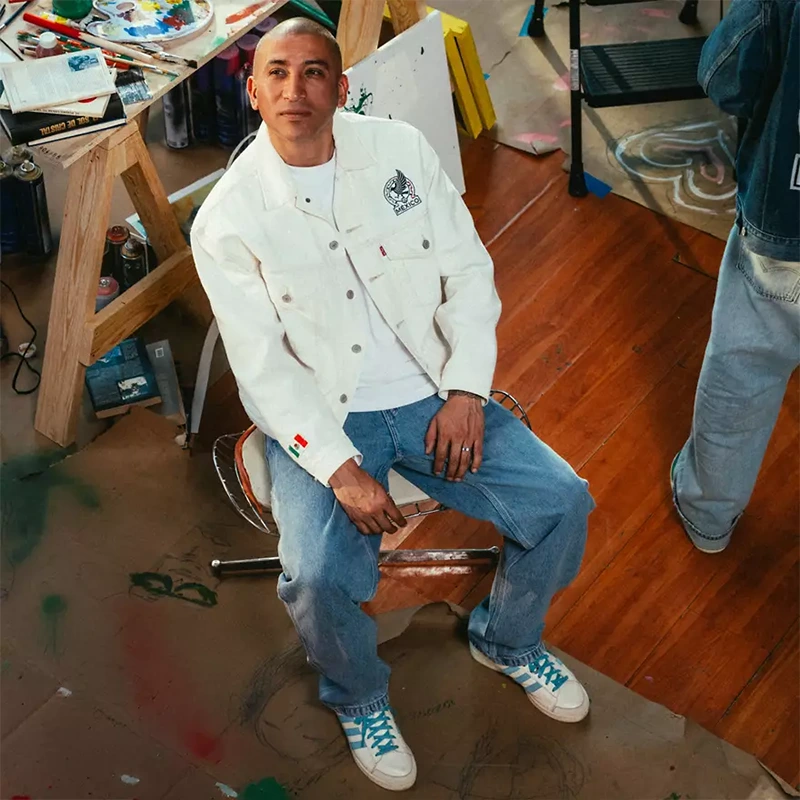 Levi’s Mexico Football Denim Jacket - Image 10