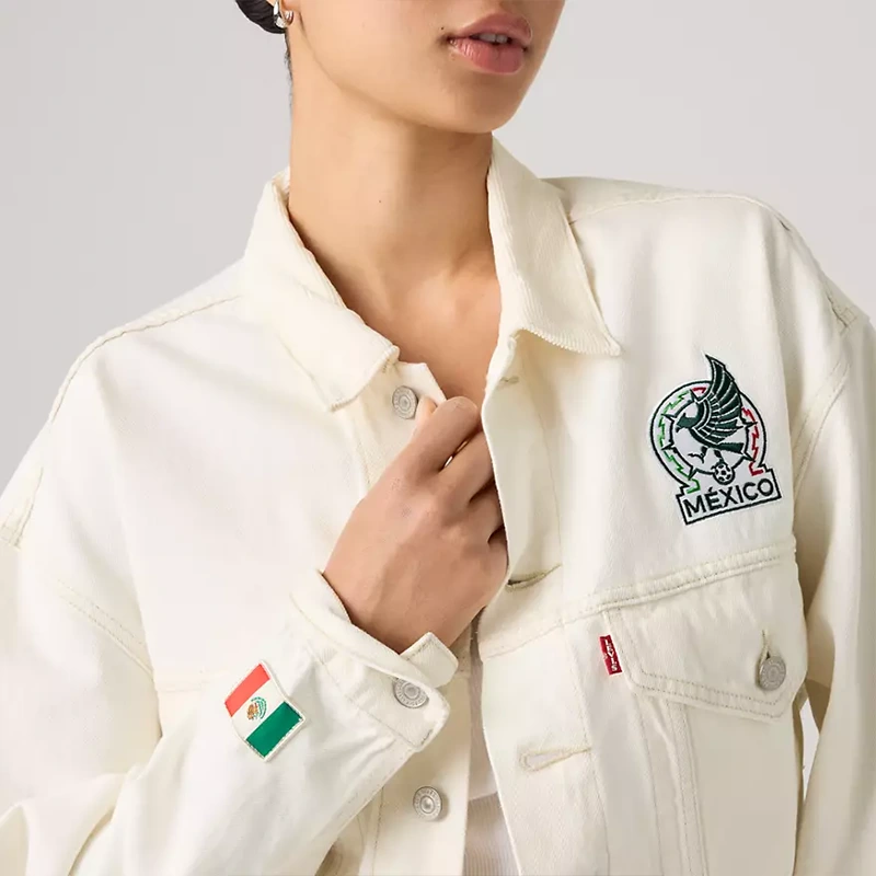 Levi’s Mexico Football Denim Jacket - Image 5