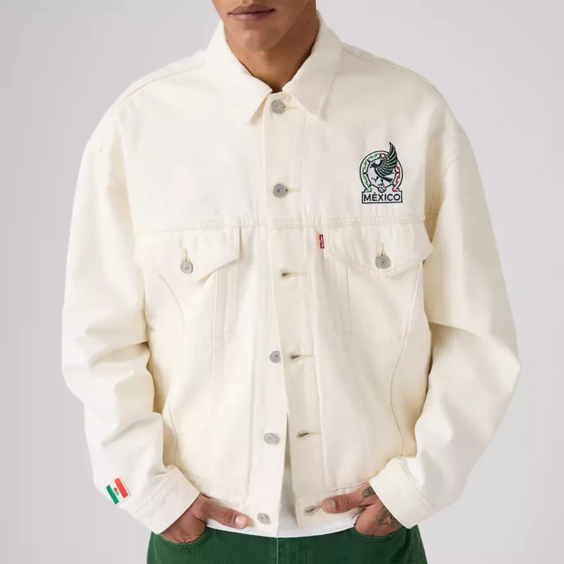 Levi’s Mexico Football Denim Jacket - Image 4