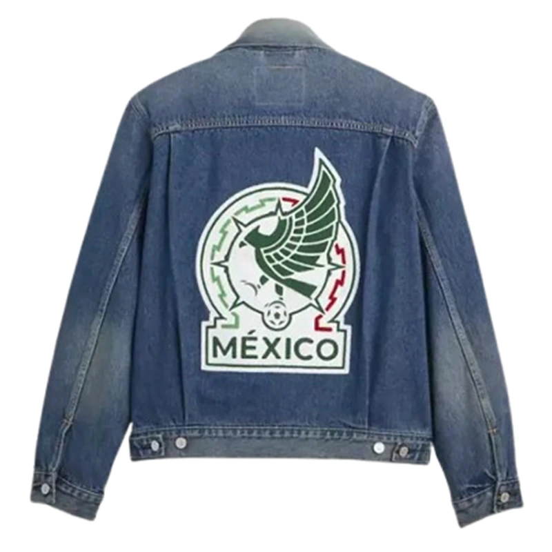 Levi’s Mexico Football Type II Blue Jacket - Image 2