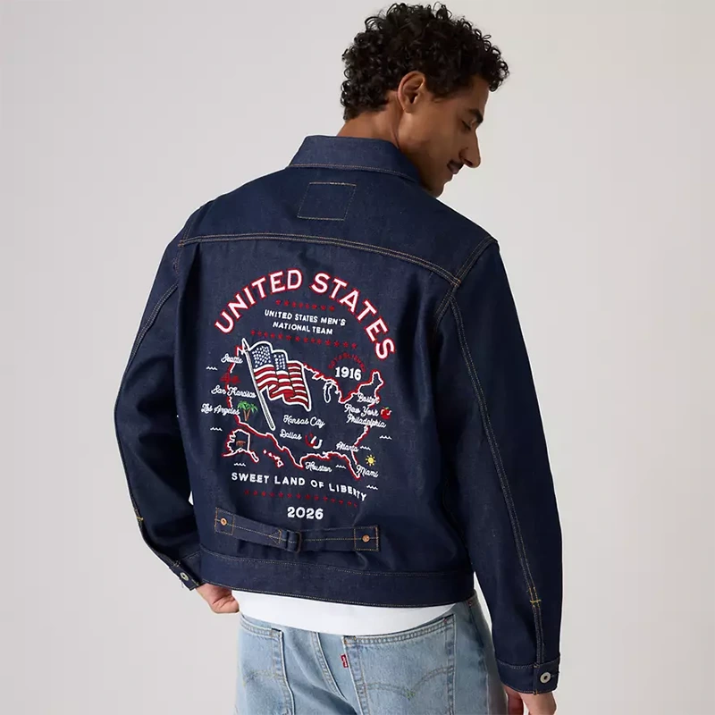 Levi's US Soccer Denim Jacket - Image 6