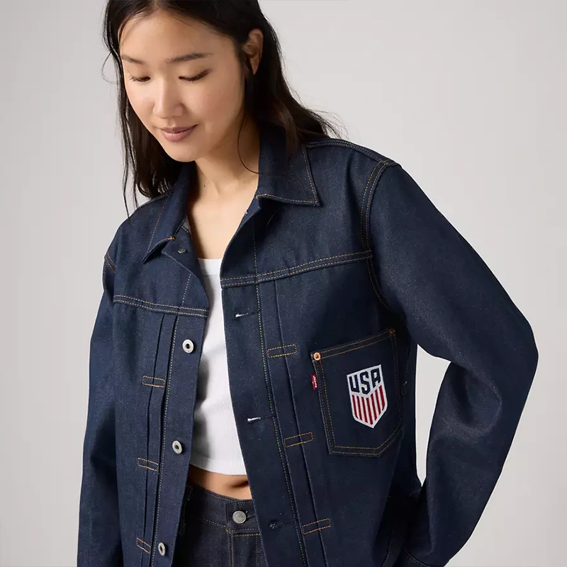 Levi's US Soccer Denim Jacket - Image 9