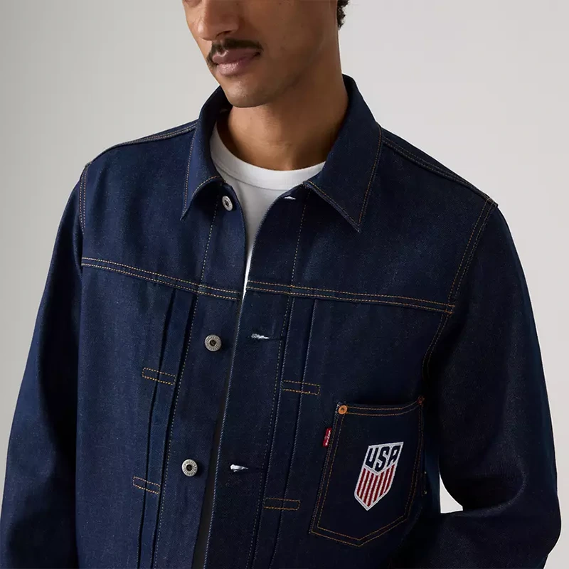 Levi's US Soccer Denim Jacket - Image 8