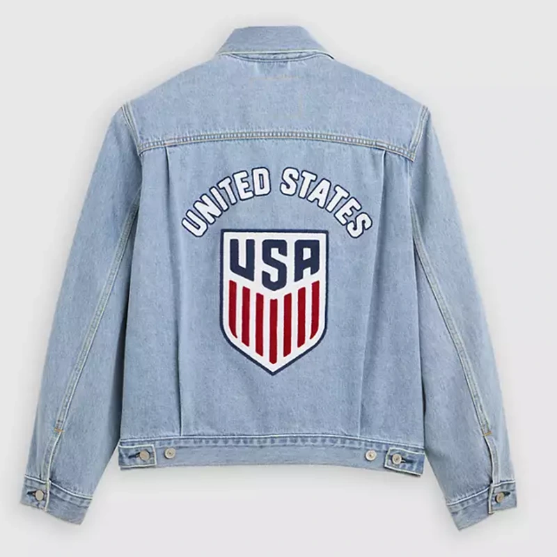 Levi's US Soccer Medium Wash Denim Jacket - Image 2