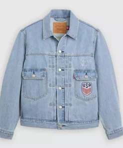 Levi's US Soccer Medium Wash Denim Jacket