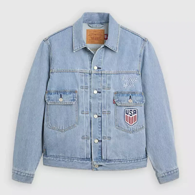 Levi's US Soccer Medium Wash Denim Jacket
